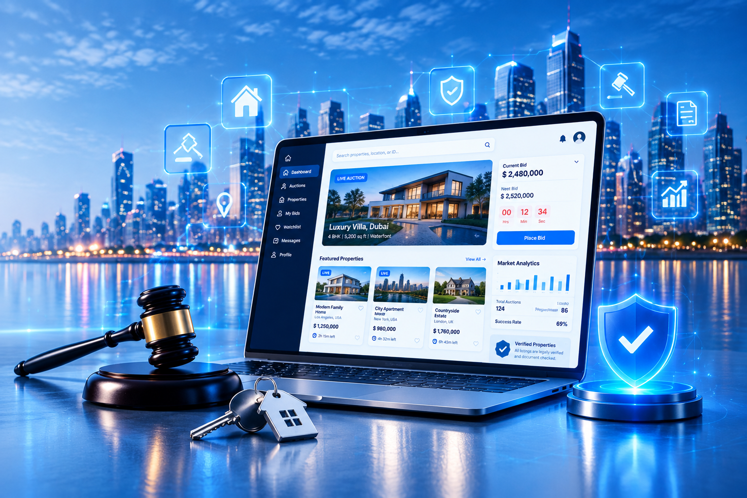 Enterprise Property Auction Platform  